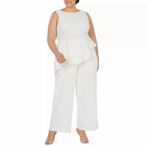 Plus Size Wedding Jumpsuit by Adianna Papel